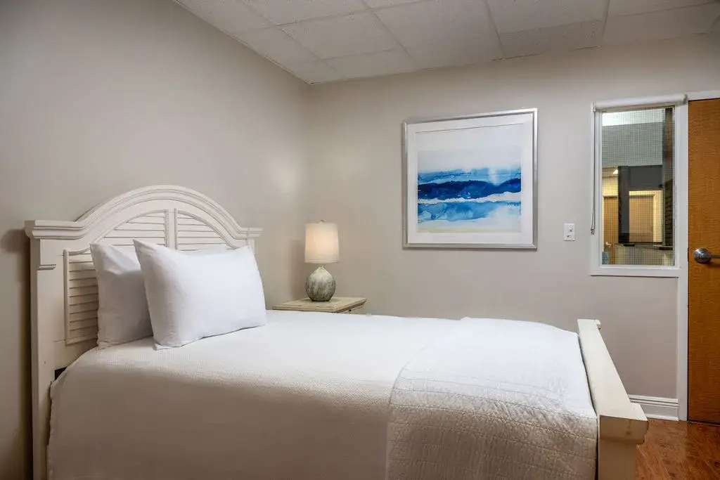 Bedroom in the Hanley Center medical unit